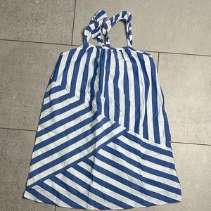 GAP Kids Blue and White Patterned Dress